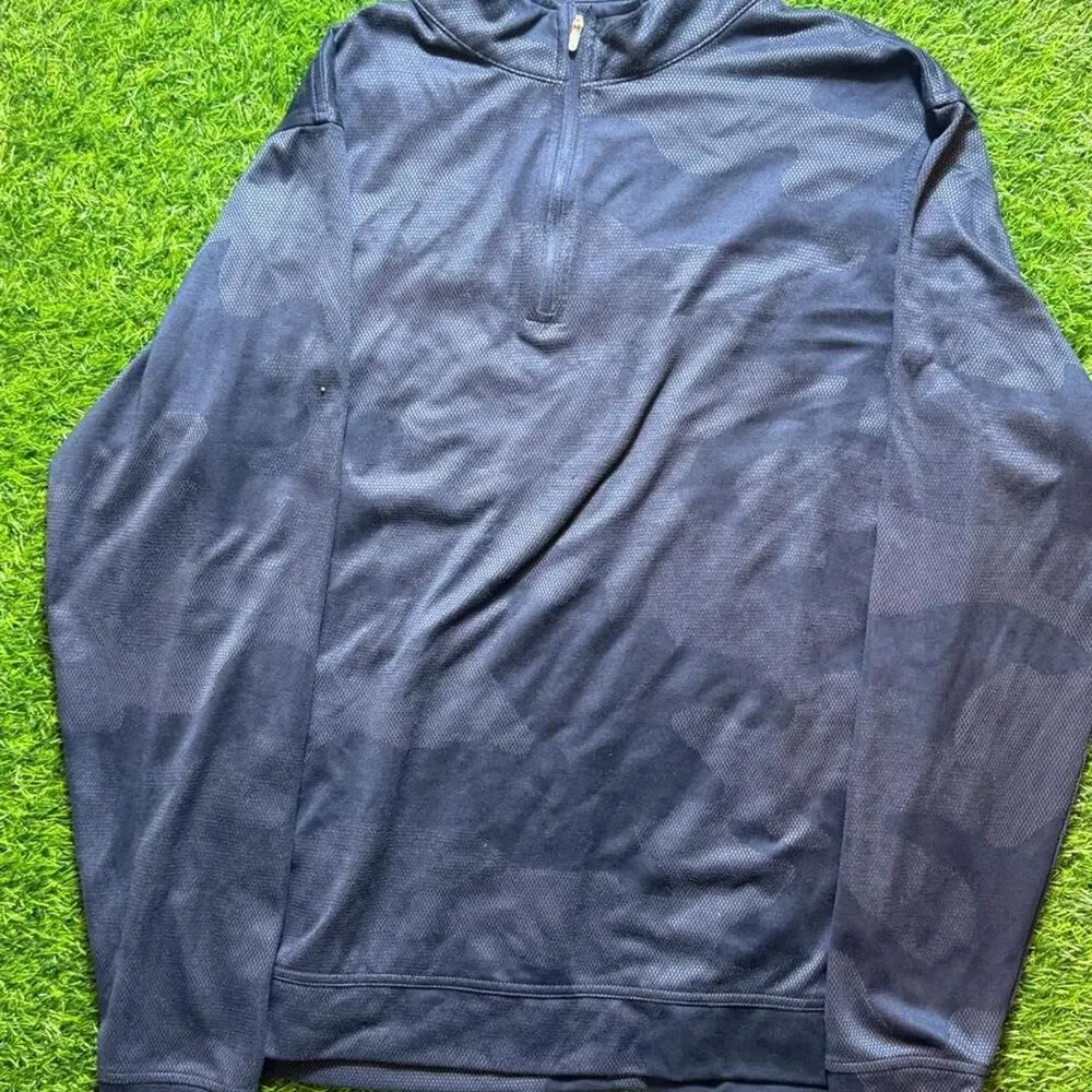 Peter-millar Men's Navy and Blue Sweatshirt